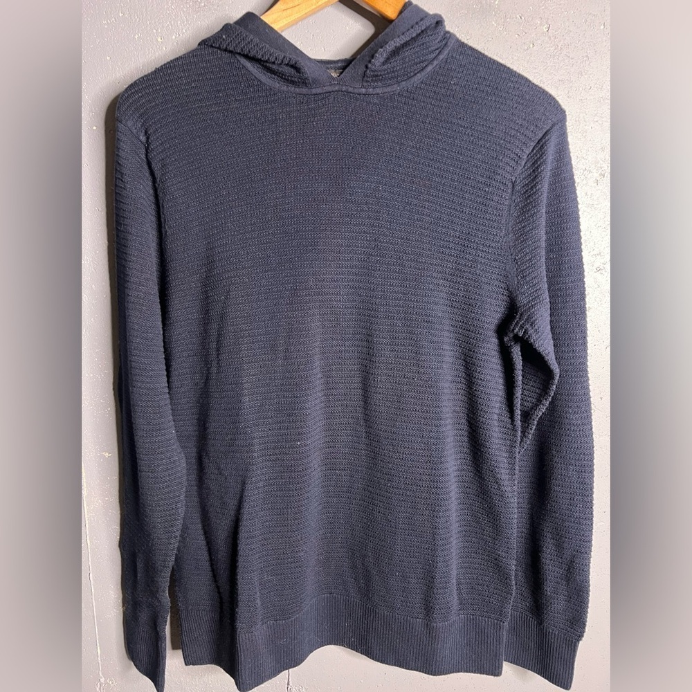 BANANA REPUBLIC Blue Supima Cotton Sweater Hoodie Medium